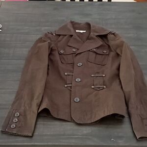 Urban life button down jacket size medium in Brown